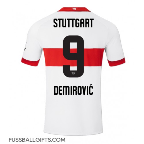 Stuttgart Ermedin Demirovic #9 Fußballbekleidung Heimtrikot 2024-25 Kurzarm